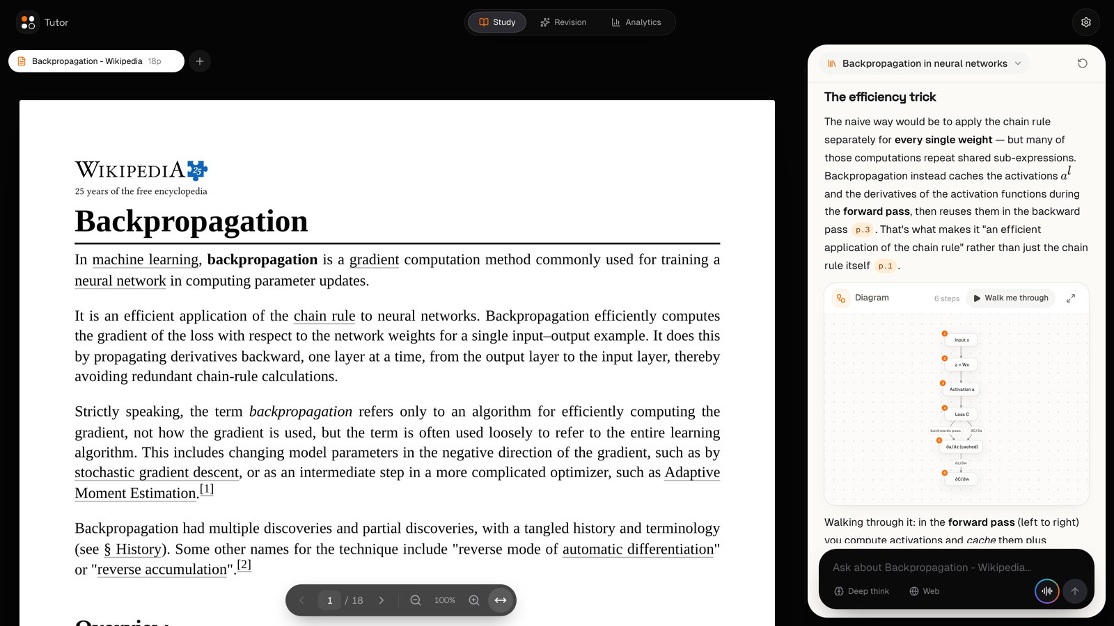 Study: answers cite their page